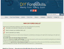 Tablet Screenshot of diyforexskills.com